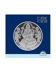 Fortune Forever Lakshmi Silver Coin of 50 gm in 999 Purity/Fineness