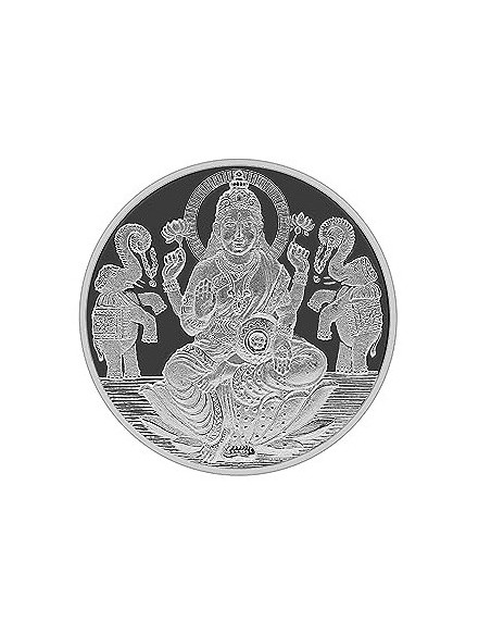 Fortune Forever Lakshmi Silver Coin of 50 gm in 999 Purity/Fineness