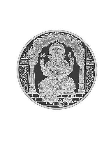 Fortune Forever Ganesh Silver Coin of 5 gm in 999 Purity/Fineness