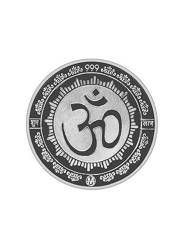 Fortune Forever Ganesh Silver Coin of 5 gm in 999 Purity/Fineness