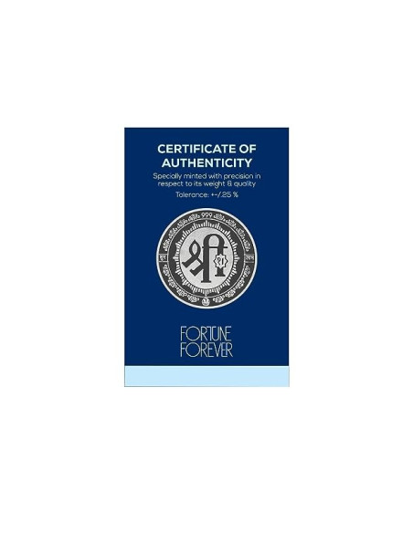 Fortune Forever Radha Krishna Silver Coin of 20 gm in 999 Purity/Fineness