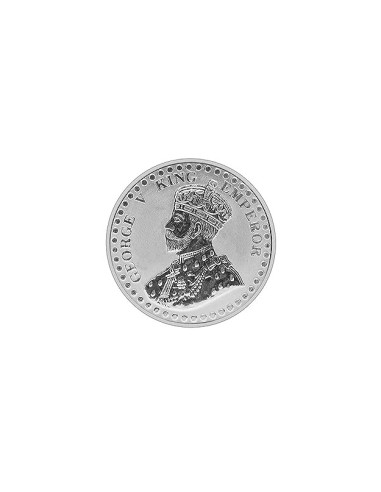 Fortune Forever George King Silver Coin of 20 gm in 999 Purity/Fineness