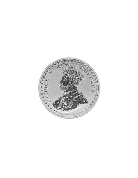 Fortune Forever George King Silver Coin of 20 gm in 999 Purity/Fineness