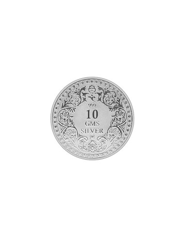 Fortune Forever George King Silver Coin of 5 gm in 999 Purity/Fineness