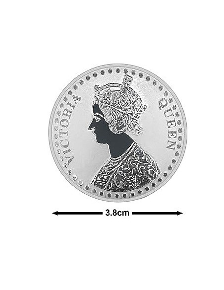 Fortune Forever Victoria Queen Silver Coin of 20 gm in 999 Purity/Fineness
