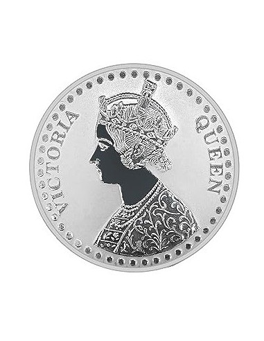 Fortune Forever Victoria Queen Silver Coin of 20 gm in 999 Purity/Fineness