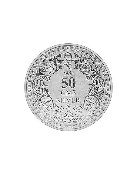 Fortune Forever Victoria Queen Silver Coin of 50 gm in 999 Purity/Fineness