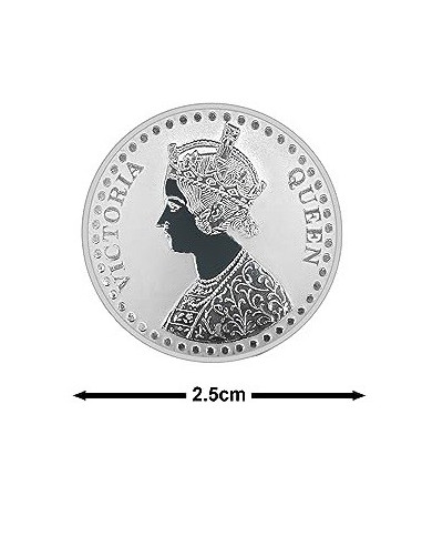 Fortune Forever Victoria Queen Silver Coin of 5 gm in 999 Purity/Fineness