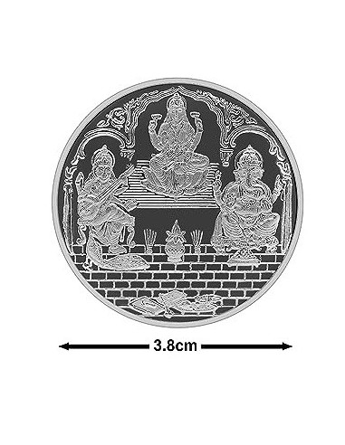 Fortune Forever Trimurti Silver Coin of 20 gm in 999 Purity/Fineness