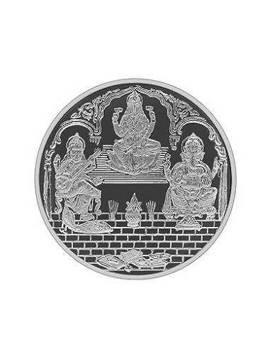 Fortune Forever Trimurti Silver Coin of 20 gm in 999 Purity/Fineness