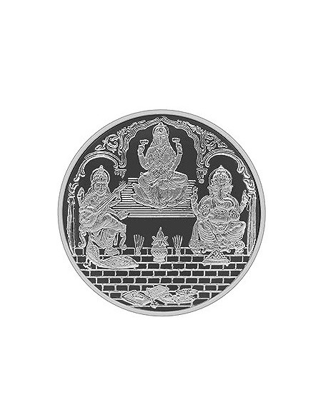 Fortune Forever Trimurti Silver Coin of 20 gm in 999 Purity/Fineness