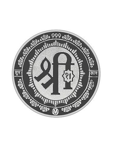 Fortune Forever Trimurti Silver Coin of 20 gm in 999 Purity/Fineness
