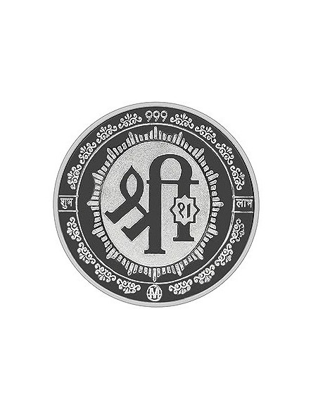 Fortune Forever Trimurti Silver Coin of 20 gm in 999 Purity/Fineness