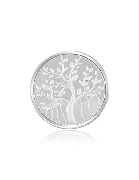 Tribhovandas Bhimji Zaveri & Sons Kalpataru Silver Coin of 10 Grams in 999 Purity Fineness