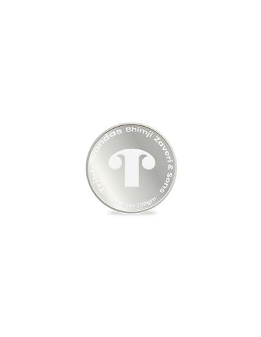 Tribhovandas Bhimji Zaveri & Sons Kalpataru Silver Coin of 20 Grams in 999 Purity Fineness