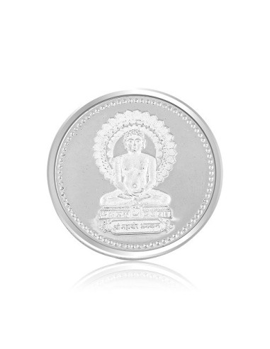 Tribhovandas Bhimji Zaveri & Sons Mahavir Silver Coin of 20 Grams in 999 Purity Fineness