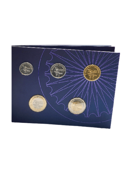 India Govt. Mint 75 Years AKAM Circulation Coins Set
