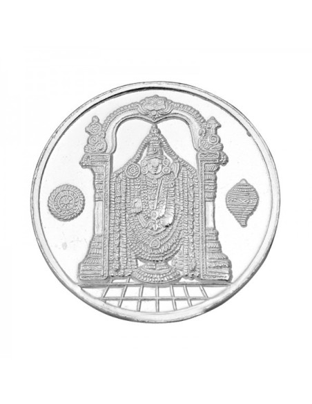 Balaji 10 Gram Silver Coin in 999 Purity / Fineness