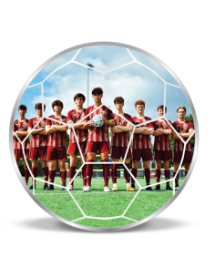 Precious Moments Personalised BIS Hallmarked Sports Silver Coin Of 50 Gram in 999 Purity / Fineness By ACPL