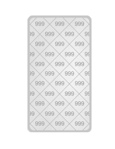RSBL Platinum Bar Of 100 Gram in 999 Purity Fineness