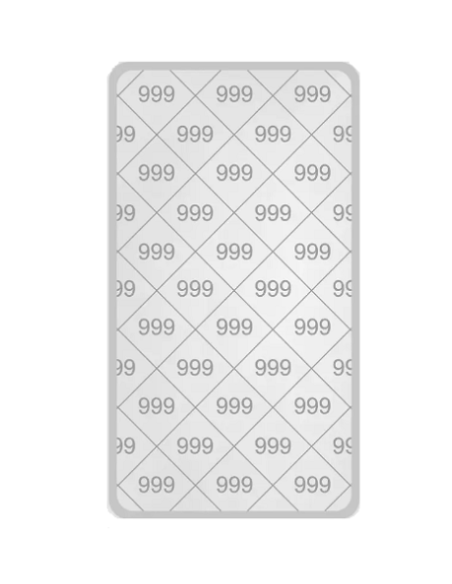 RSBL Platinum Bar Of 100 Gram in 999 Purity Fineness