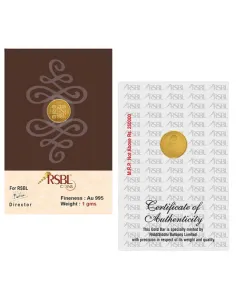 1 Gram Gold Coin - RSBL 24K (995 Purity) | Live Price Today