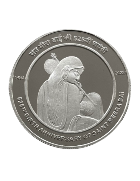 India Govt. Mint 525th Birth Anniversary Of Meera Bai Com coin