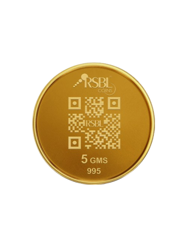 5 Gram Gold Coin - RSBL 24K (995 Purity) | Live Price Today