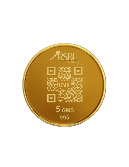 5 Gram Gold Coin - RSBL 24K (995 Purity) | Live Price Today