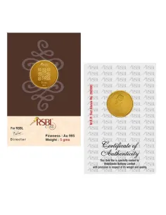 5 Gram Gold Coin - RSBL 24K (995 Purity) | Live Price Today