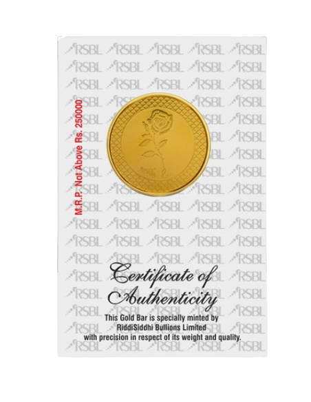 10 Gram Gold Coin - RSBL 24K (995 Purity) | Live Price Today