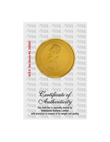 50 Gram Gold Coin - RSBL 24K (995 Purity) | Live Price Today
