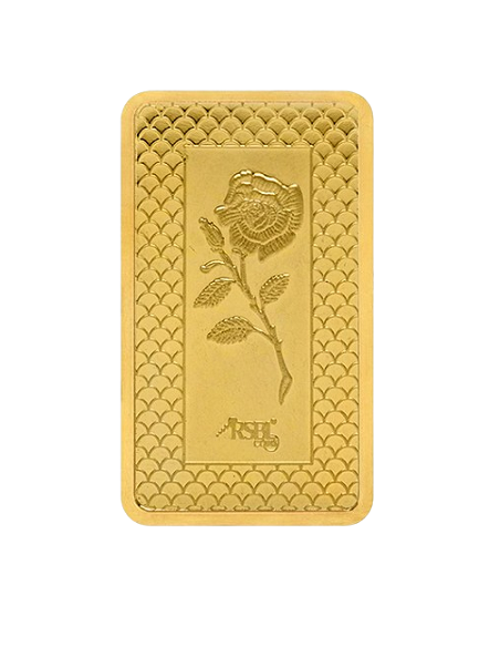 Buy RSBL Buy Gold Bar 5 Grams Gold 24 Karat 999 Purity |  CoinBazaar
