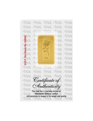 Buy RSBL Gold Bar 20 Grams Gold 24Kt Gold 999 Purity I CoinBazaar