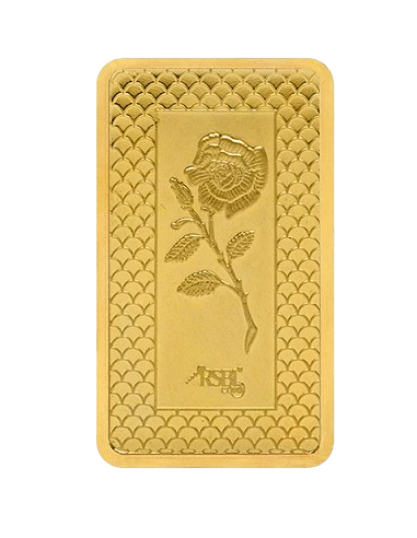 Buy RSBL Gold Bar 50 Grams Gold 24Kt Gold 999 Purity I CoinBazaar