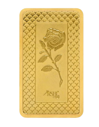 Buy RSBL Gold Bar 100 Grams Gold  24Kt Gold 999 Purity I CoinBazaar