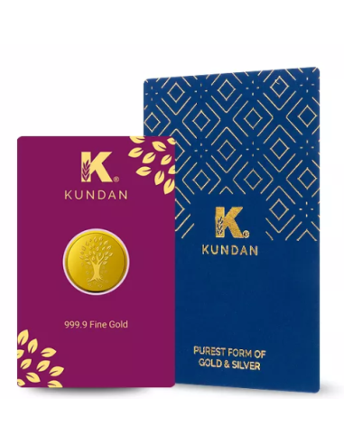 Buy Kundan Kalpataru Tree Gold Coin of 4 Grams 24 Kt in 999.9 Purity
