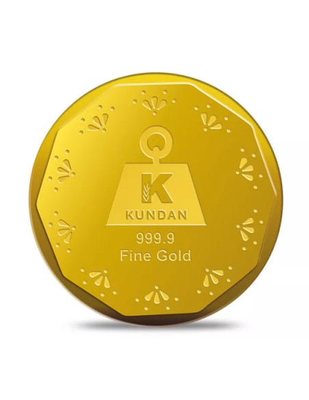 Buy Kundan Tola Gold Coin Of 11.66 Grams in 24 Karat  999.9 Purity
