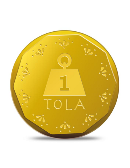 Buy Kundan Tola Gold Coin Of 11.66 Grams in 24 Karat  999.9 Purity