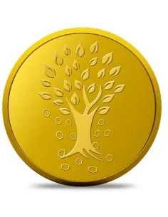 Buy Kundan Kalpataru Gold Coin Of 4 Grams in 22 Karat  916 Purity