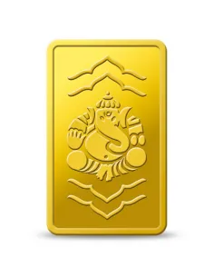 Buy Ganesha Gold Bar Of 1 Grams in 24 Karat  999.9 Purity I CoinBazaar