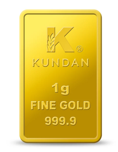 Buy Ganesha Gold Bar Of 1 Grams in 24 Karat  999.9 Purity I CoinBazaar