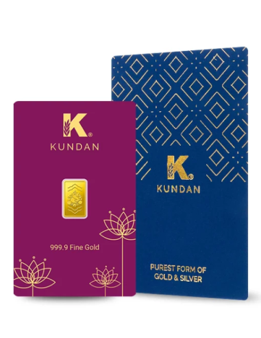 Buy Ganesha Gold Bar Of 1 Grams in 24 Karat  999.9 Purity I CoinBazaar