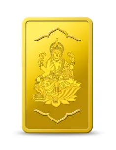 Kundan Lakshmi Gold Bar Of 1 Grams in 24 Karat  999.9 Purity / Finenes