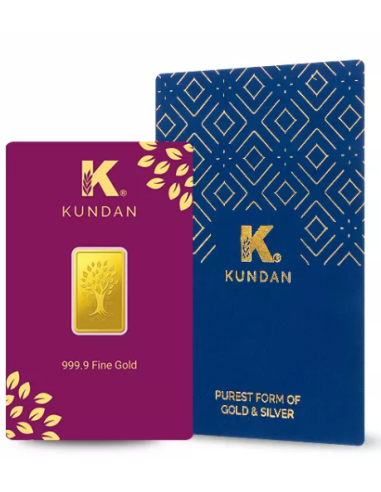 Buy Kalpataru Tree Gold Bar Of 2 Grams Gold 24 Kt in 9999 I CoinBazaar