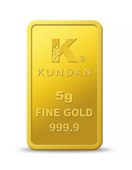 Buy Kundan Kalpataru Tree Gold Bar of 5 Grams Gold  24 Karat in 999.9
