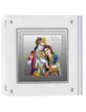 MMTC-PAMP 999 Silver Coin Square Shape 50 gm Radha Krishna