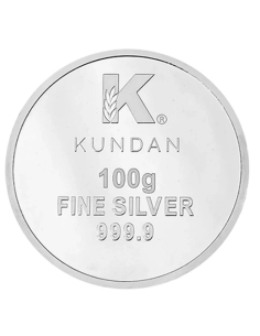 Kundan Kalpataru Tree Silver Coin Of 100 Gram in 999 Purity / Fineness