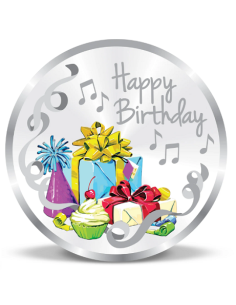 Precious Moments Happy Birthday  Silver Coin Of 10 Gram in 999 Purity
