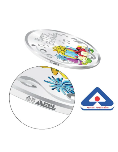 Precious Moments Happy Birthday  Silver Coin Of 10 Gram in 999 Purity